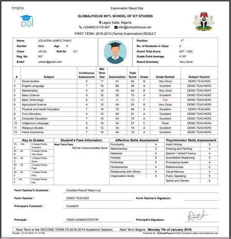 high school result verification|Verification of students' results .